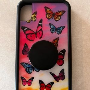 WILDFLOWER BUTTERFLY PHONE CASE